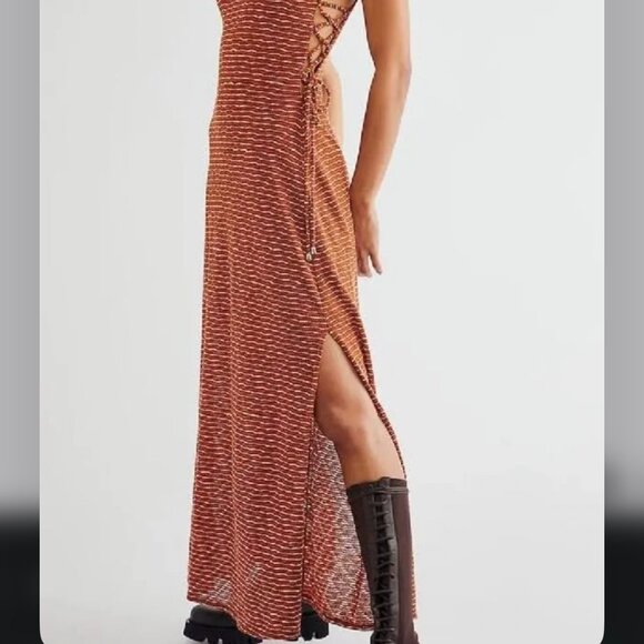 FREE PEOPLE Frankie Maxi Halter Dress - Picture 5 of 13